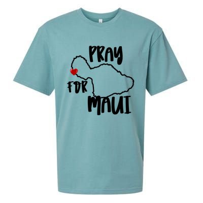 Pray For Maui Hawaii Strong Maui Wildfire Support Men Women Sueded Cloud Jersey T-Shirt