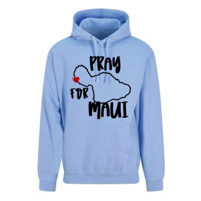 Pray For Maui Hawaii Strong Maui Wildfire Support Men Women Unisex Surf Hoodie