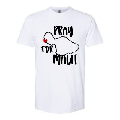 Pray For Maui Hawaii Strong Maui Wildfire Support Men Women Softstyle CVC T-Shirt