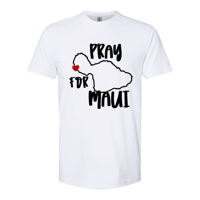 Pray For Maui Hawaii Strong Maui Wildfire Support Men Women Softstyle CVC T-Shirt