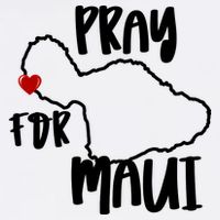 Pray For Maui Hawaii Strong Maui Wildfire Support Men Women Bucket Hat