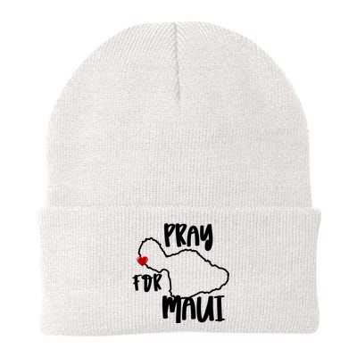 Pray For Maui Hawaii Strong Maui Wildfire Support Men Women Knit Cap Winter Beanie