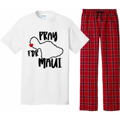 Pray For Maui Hawaii Strong Maui Wildfire Support Men Women Pajama Set