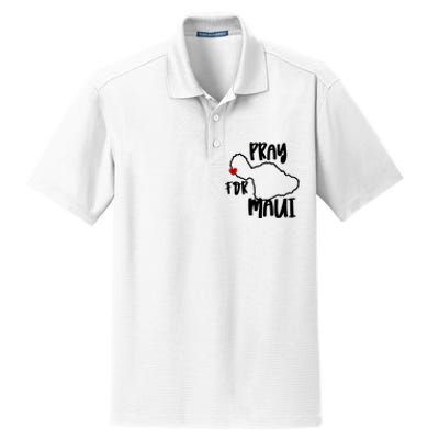 Pray For Maui Hawaii Strong Maui Wildfire Support Men Women Dry Zone Grid Polo