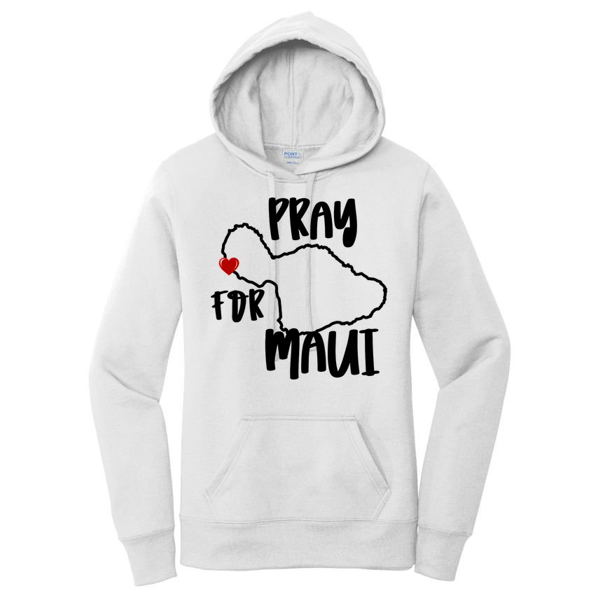 Pray For Maui Hawaii Strong Maui Wildfire Support Men Women Women's Pullover Hoodie