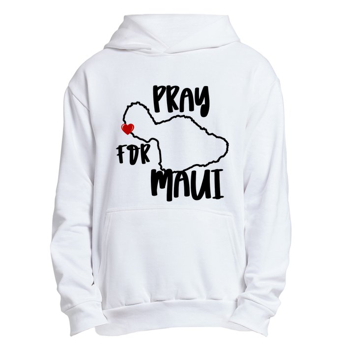 Pray For Maui Hawaii Strong Maui Wildfire Support Men Women Urban Pullover Hoodie