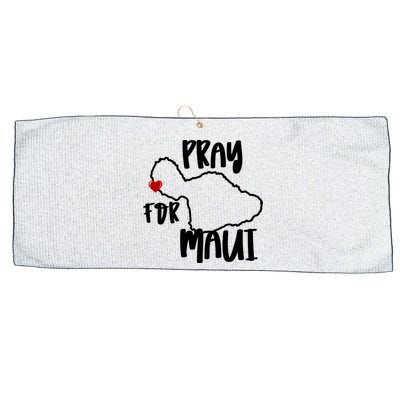 Pray For Maui Hawaii Strong Maui Wildfire Support Men Women Large Microfiber Waffle Golf Towel