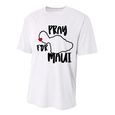 Pray For Maui Hawaii Strong Maui Wildfire Support Men Women Performance Sprint T-Shirt