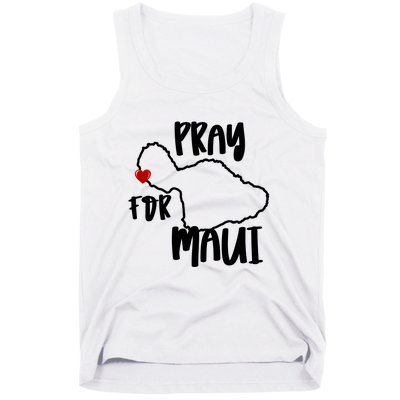 Pray For Maui Hawaii Strong Maui Wildfire Support Men Women Tank Top