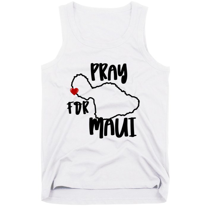 Pray For Maui Hawaii Strong Maui Wildfire Support Men Women Tank Top