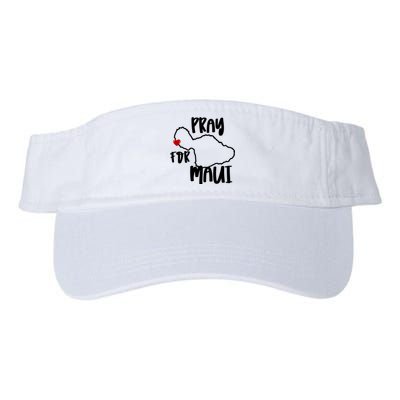 Pray For Maui Hawaii Strong Maui Wildfire Support Men Women Valucap Bio-Washed Visor