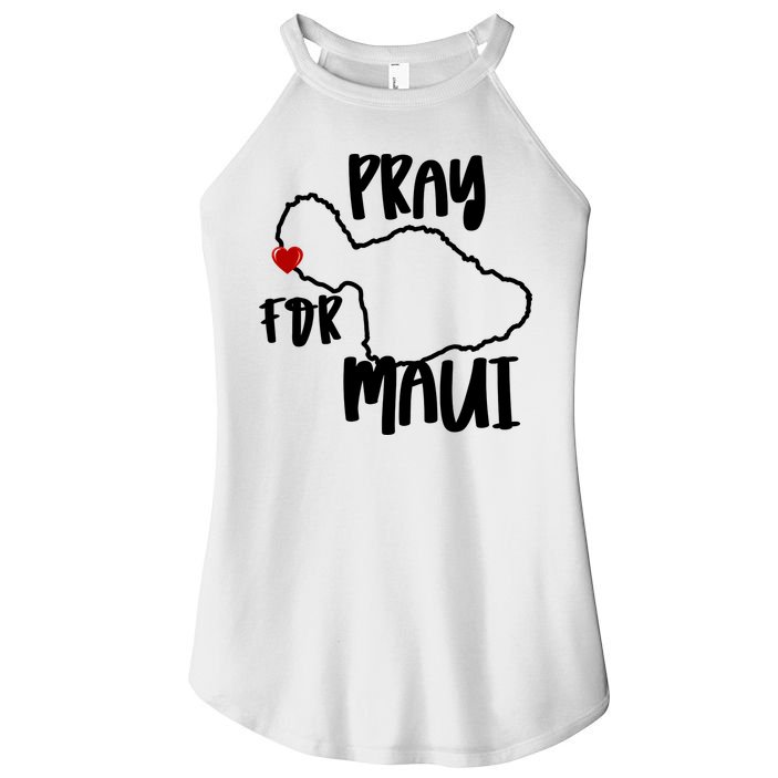 Pray For Maui Hawaii Strong Maui Wildfire Support Men Women Women's Perfect Tri Rocker Tank