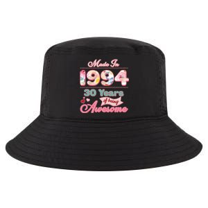 Pink Floral Made In 1994 30 Years Of Being Awesome Birthday Cool Comfort Performance Bucket Hat