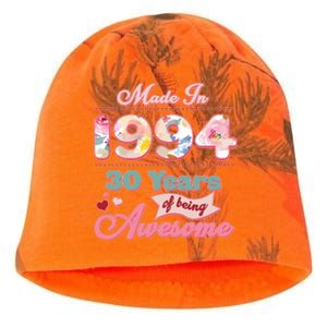 Pink Floral Made In 1994 30 Years Of Being Awesome Birthday Kati - Camo Knit Beanie