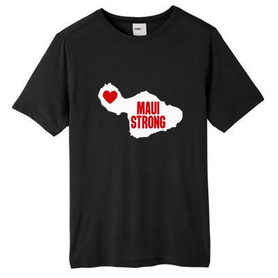 Pray For Maui Hawaii Strong Maui Wildfire Gift Tall Fusion ChromaSoft Performance T-Shirt