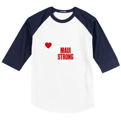 Pray For Maui Hawaii Strong Maui Wildfire Gift Baseball Sleeve Shirt