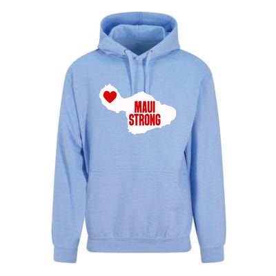 Pray For Maui Hawaii Strong Maui Wildfire Gift Unisex Surf Hoodie