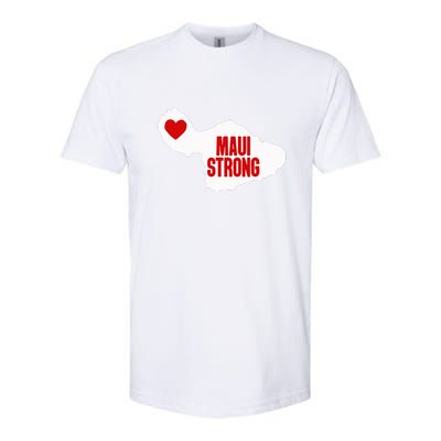 Pray For Maui Hawaii Strong Maui Wildfire Gift Softstyle® CVC T-Shirt