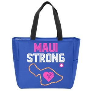 Pray For Maui Hawaii Strong Zip Tote Bag