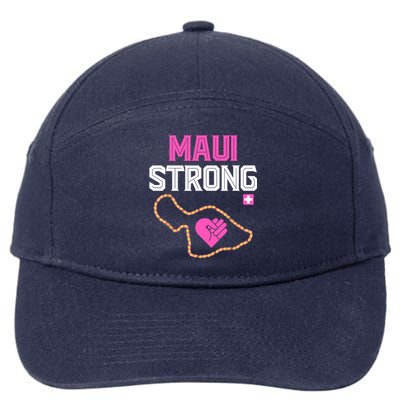 Pray For Maui Hawaii Strong 7-Panel Snapback Hat