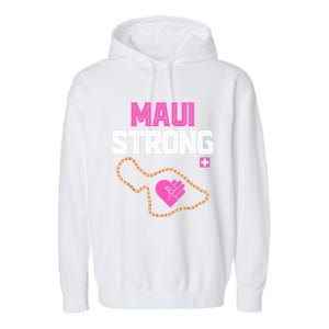 Pray For Maui Hawaii Strong Garment-Dyed Fleece Hoodie