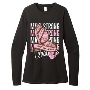 Pray For Maui Hawaii Strong Womens CVC Long Sleeve Shirt