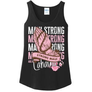 Pray For Maui Hawaii Strong Ladies Essential Tank