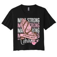 Pray For Maui Hawaii Strong Women's Crop Top Tee