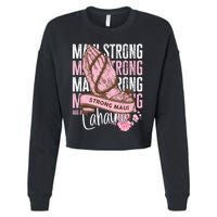 Pray For Maui Hawaii Strong Cropped Pullover Crew