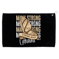 Pray For Maui Hawaii Strong Grommeted Golf Towel