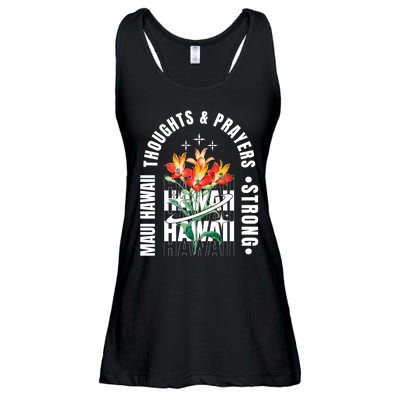 Pray For Maui Hawaii Strong Ladies Essential Flowy Tank