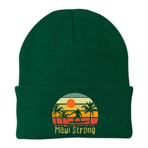 Pray For Maui Hawaii Strong Maui Knit Cap Winter Beanie