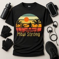 Pray For Maui Hawaii Strong Maui Cooling Performance Crew T-Shirt