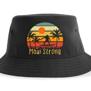 Pray For Maui Hawaii Strong Maui Sustainable Bucket Hat