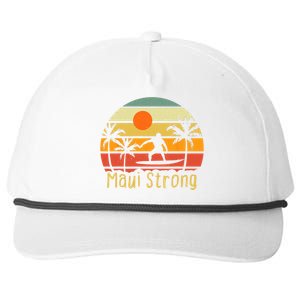 Pray For Maui Hawaii Strong Maui Snapback Five-Panel Rope Hat