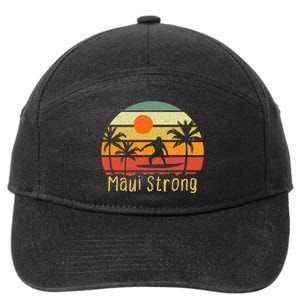 Pray For Maui Hawaii Strong Maui 7-Panel Snapback Hat