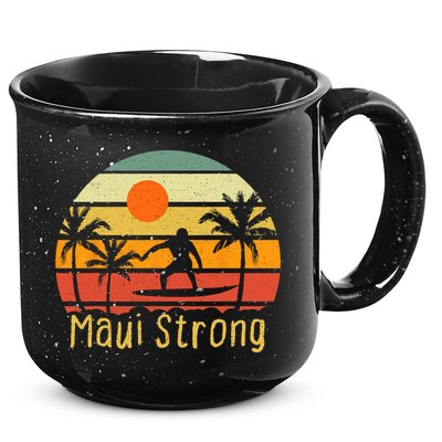 Pray For Maui Hawaii Strong Maui 15oz Campfire Ceramic Mug