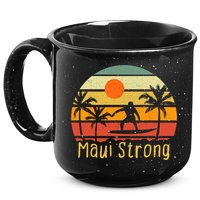 Pray For Maui Hawaii Strong Maui 15oz Campfire Ceramic Mug