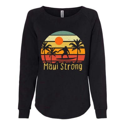 Pray For Maui Hawaii Strong Maui Womens California Wash Sweatshirt