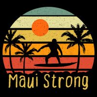 Pray For Maui Hawaii Strong Maui Short Acrylic Beanie