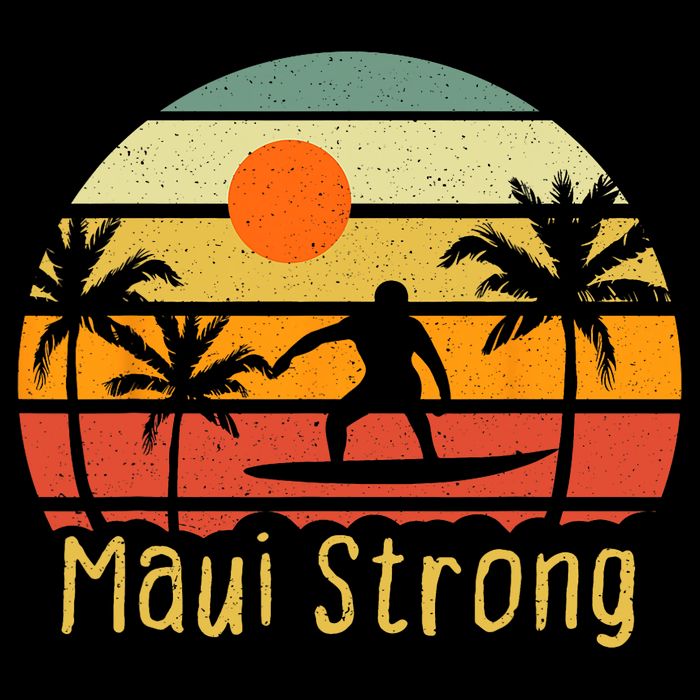 Pray For Maui Hawaii Strong Maui Short Acrylic Beanie