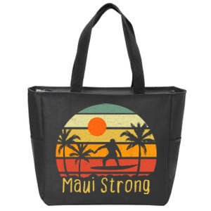 Pray For Maui Hawaii Strong Maui Zip Tote Bag