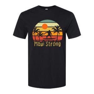 Pray For Maui Hawaii Strong Maui Softstyle CVC T-Shirt