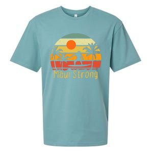 Pray For Maui Hawaii Strong Maui Sueded Cloud Jersey T-Shirt