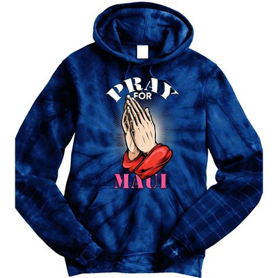 Pray For Maui Hawaii Strong Tie Dye Hoodie