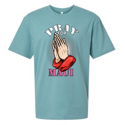 Pray For Maui Hawaii Strong Sueded Cloud Jersey T-Shirt