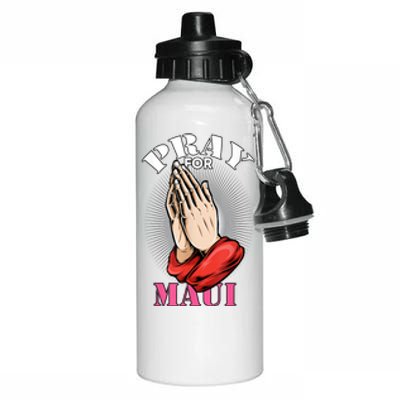 Pray For Maui Hawaii Strong Aluminum Water Bottle 