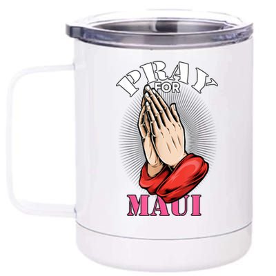 Pray For Maui Hawaii Strong 12 oz Stainless Steel Tumbler Cup