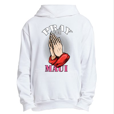 Pray For Maui Hawaii Strong Urban Pullover Hoodie