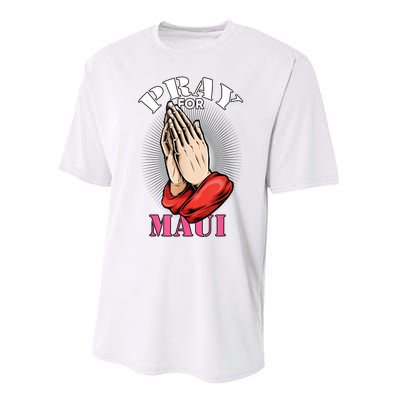 Pray For Maui Hawaii Strong Performance Sprint T-Shirt